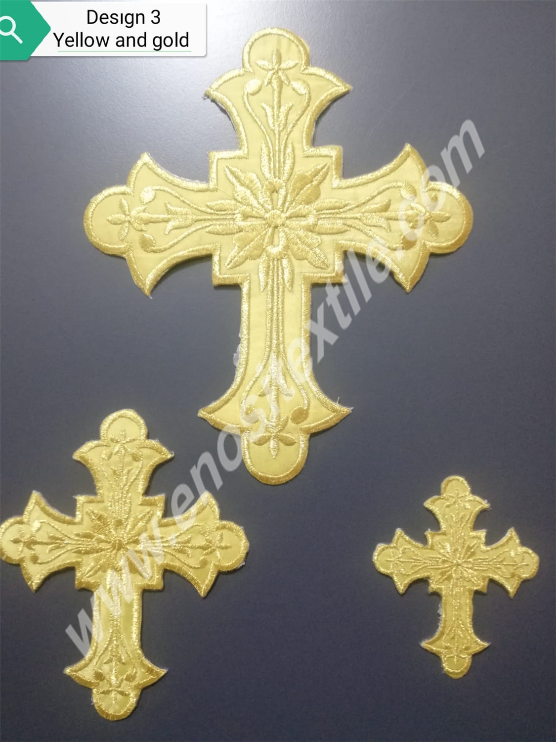 CROSS 3 Yellow-Gold Cross Set